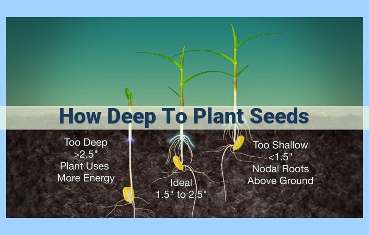 how deep to plant seeds