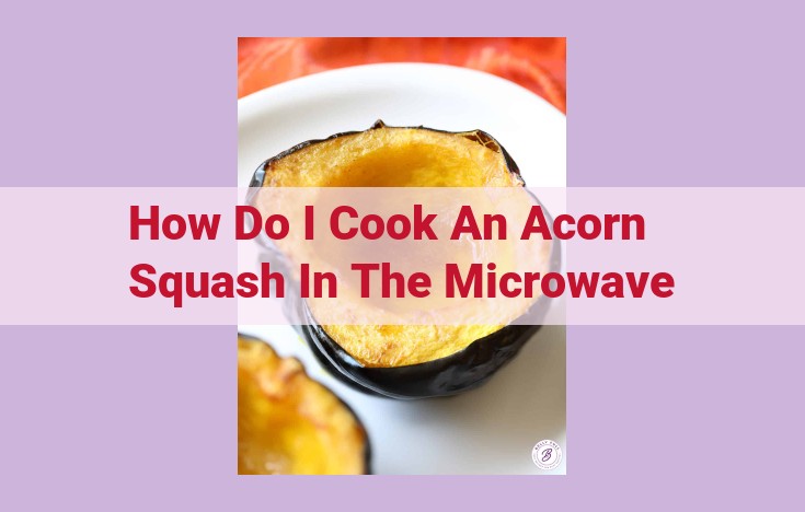 how do i cook an acorn squash in the microwave