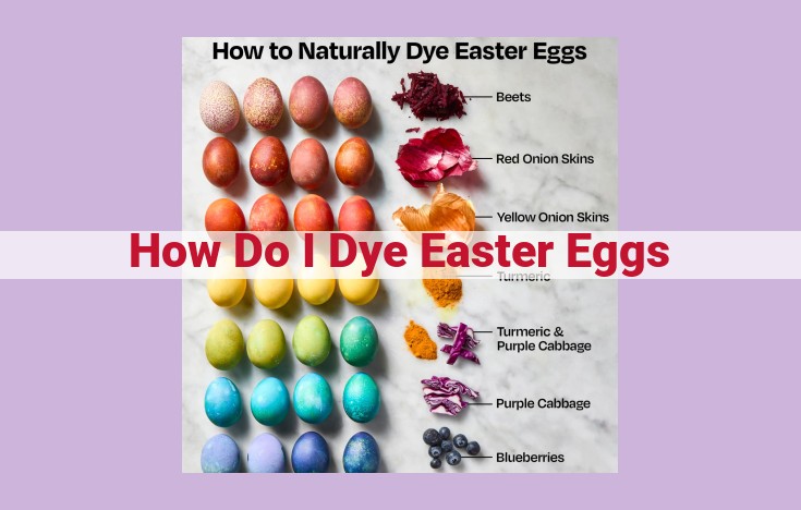 how do i dye easter eggs