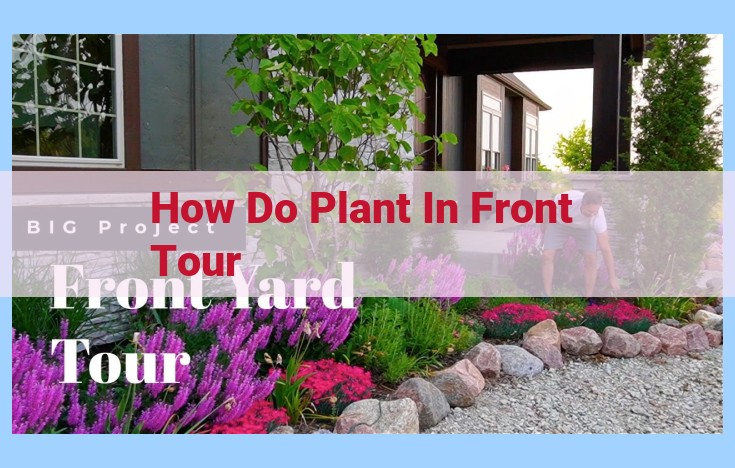 how do plant in front tour