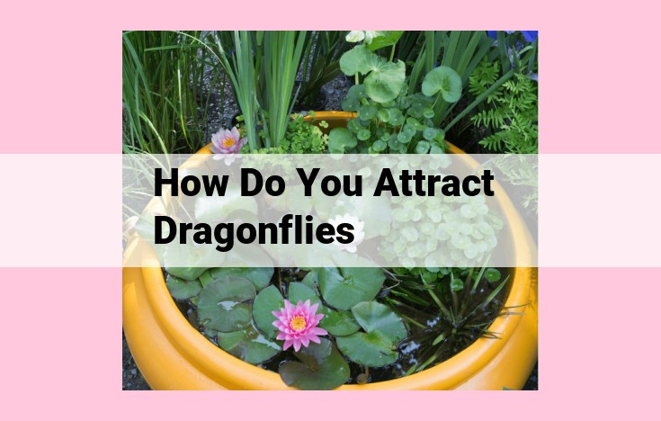 how do you attract dragonflies