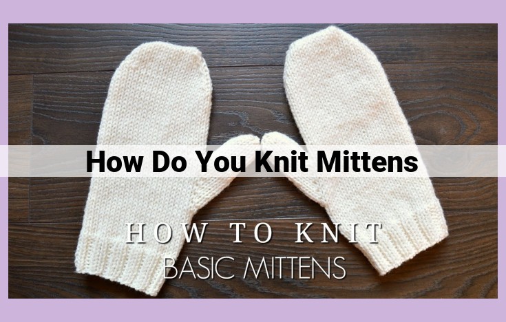 how do you knit mittens