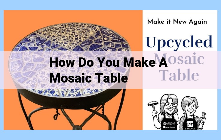 how do you make a mosaic table