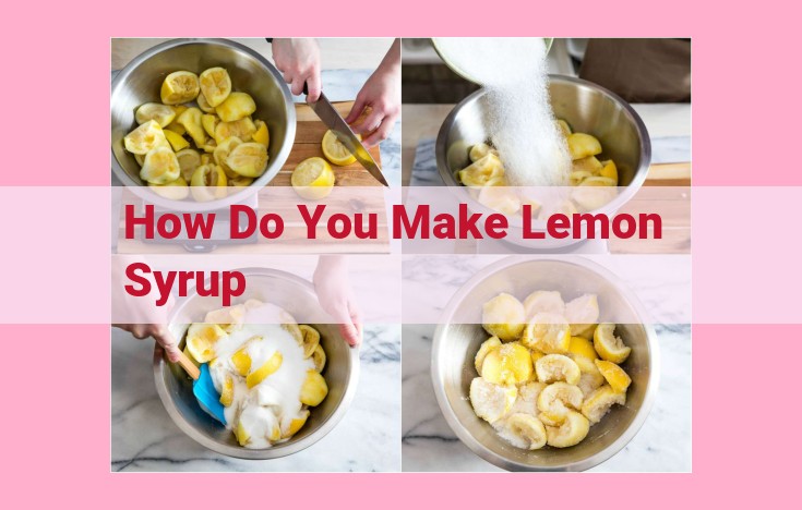 how do you make lemon syrup