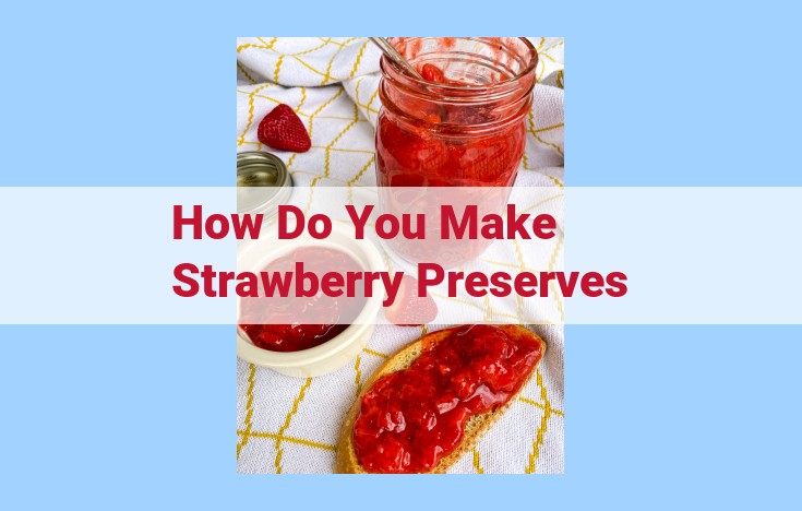 how do you make strawberry preserves