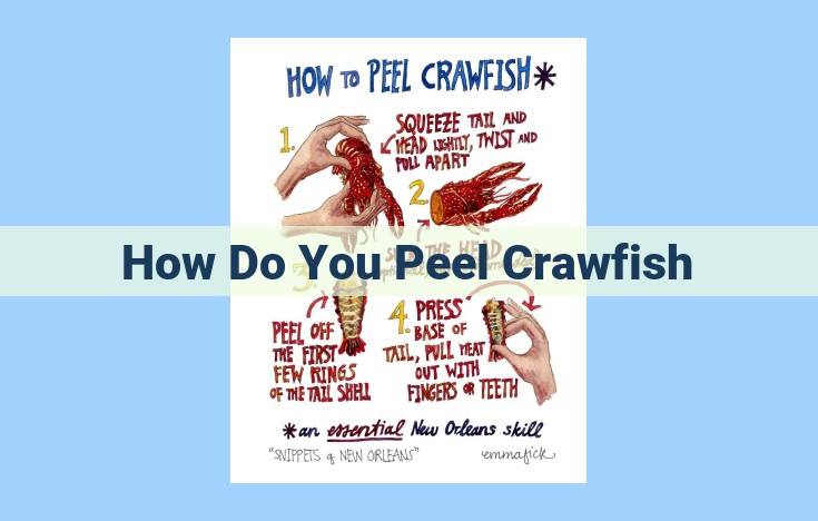 how do you peel crawfish