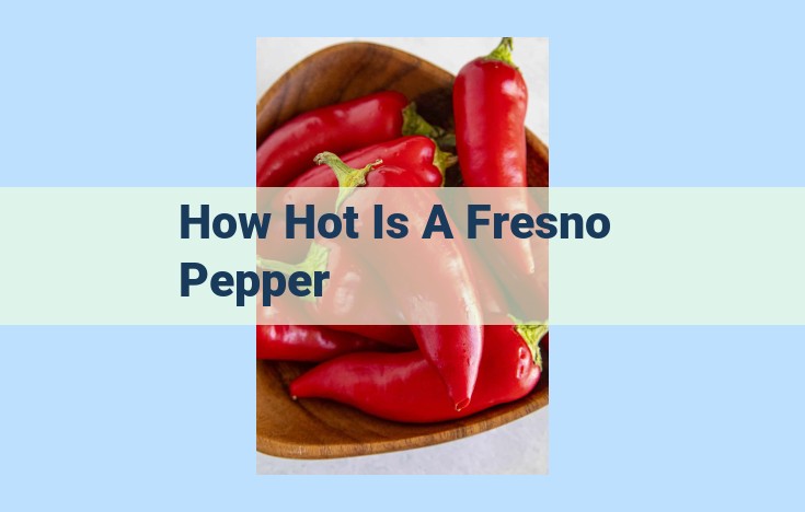 how hot is a fresno pepper