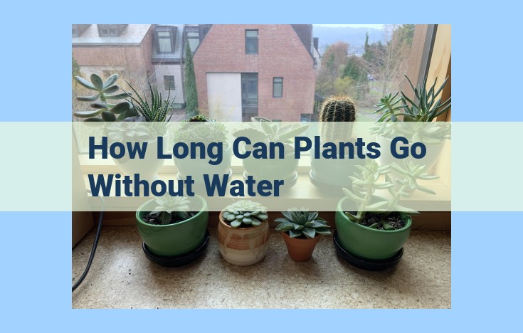 how long can plants go without water