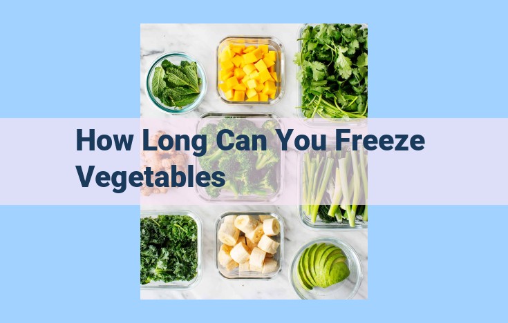 how long can you freeze vegetables