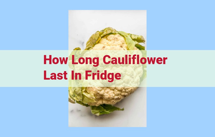 how long cauliflower last in fridge