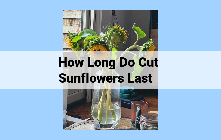 how long do cut sunflowers last