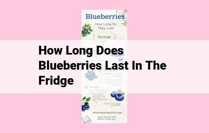 how long does blueberries last in the fridge