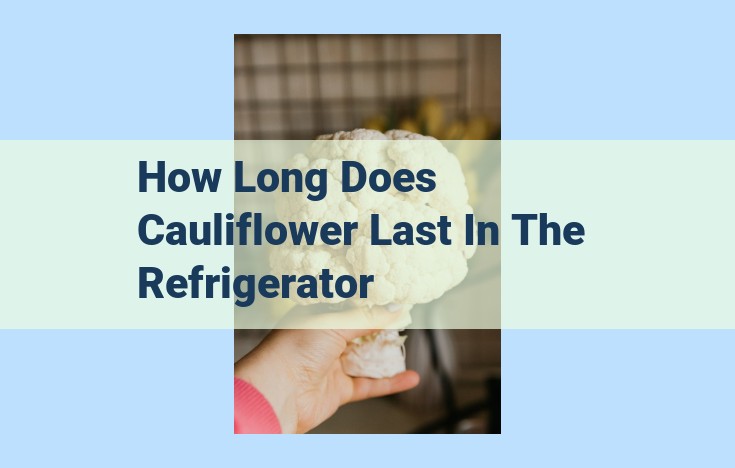 how long does cauliflower last in the refrigerator