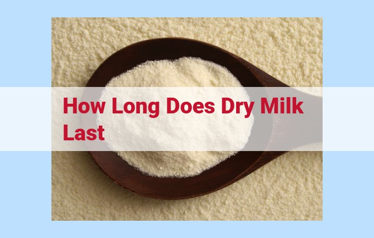 how long does dry milk last