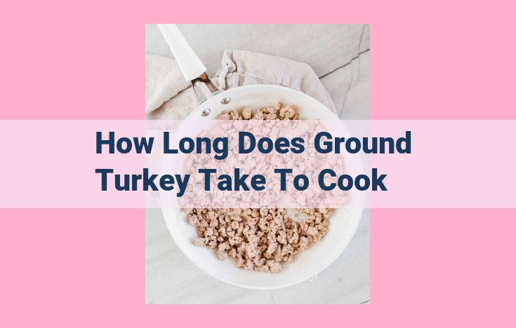 how long does ground turkey take to cook