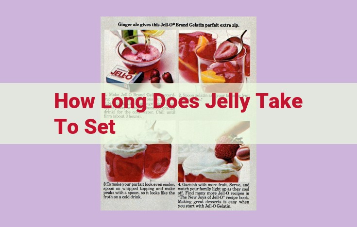 how long does jelly take to set