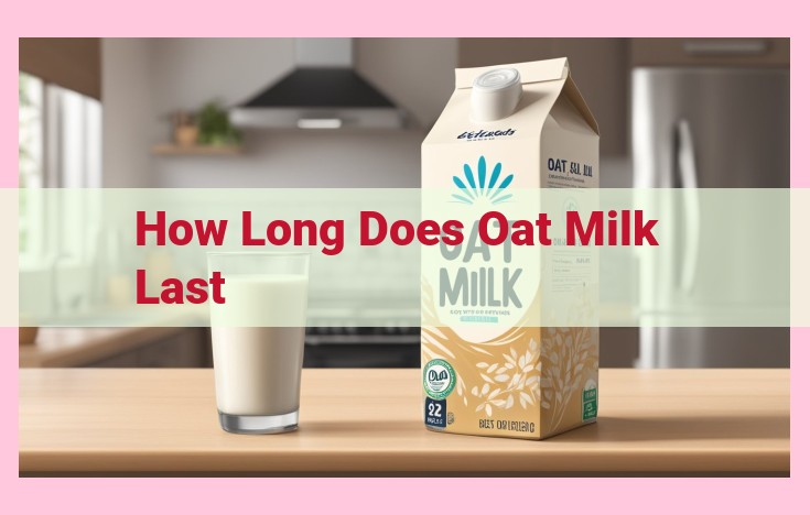 how long does oat milk last