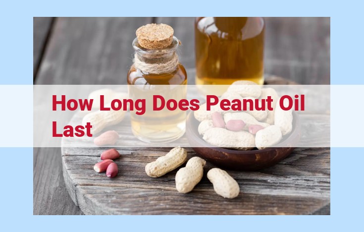 how long does peanut oil last