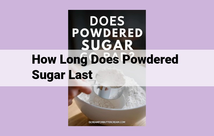 how long does powdered sugar last