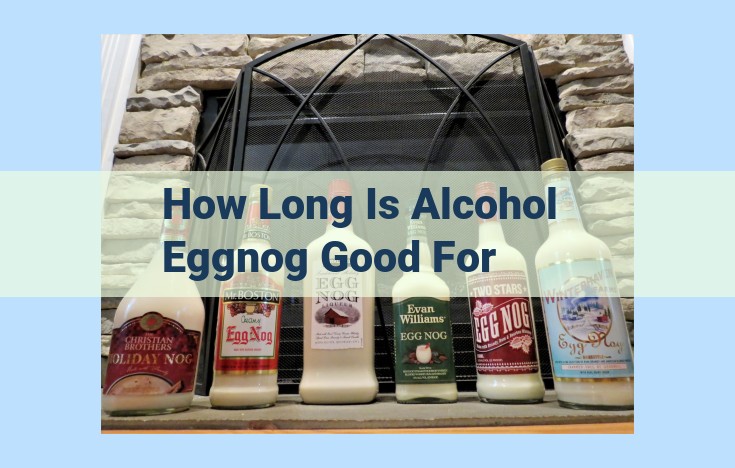 how long is alcohol eggnog good for