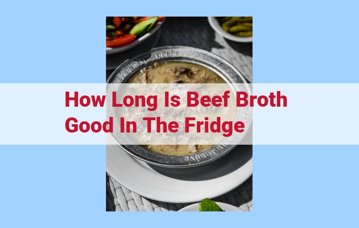 how long is beef broth good in the fridge