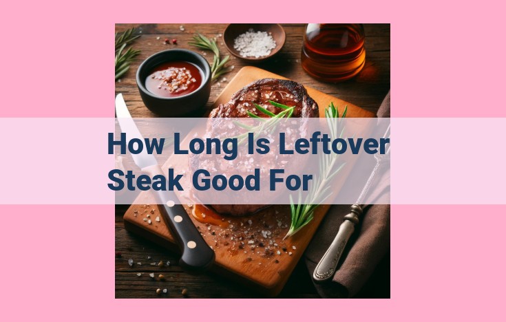 how long is leftover steak good for