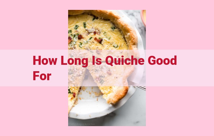 how long is quiche good for