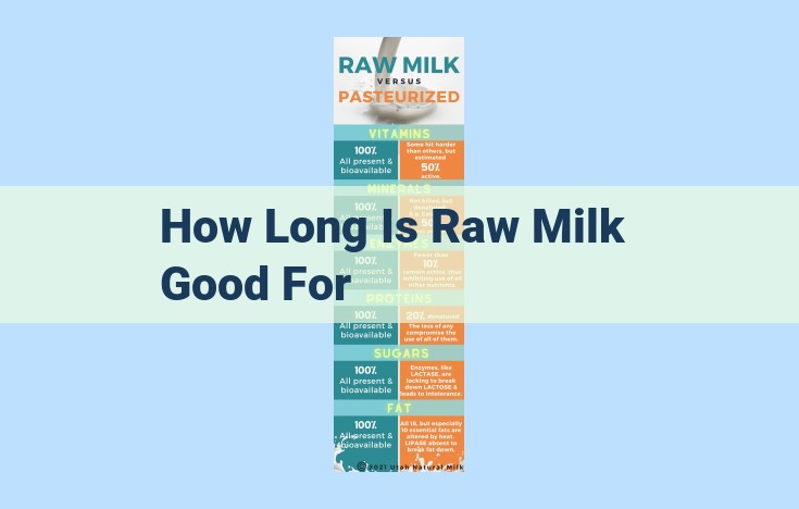 how long is raw milk good for