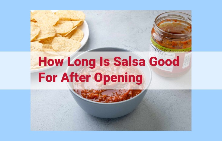 how long is salsa good for after opening