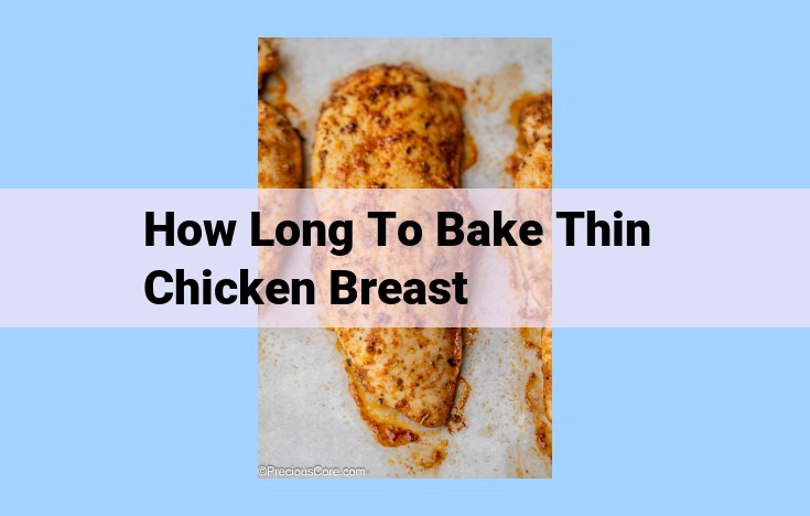 how long to bake thin chicken breast