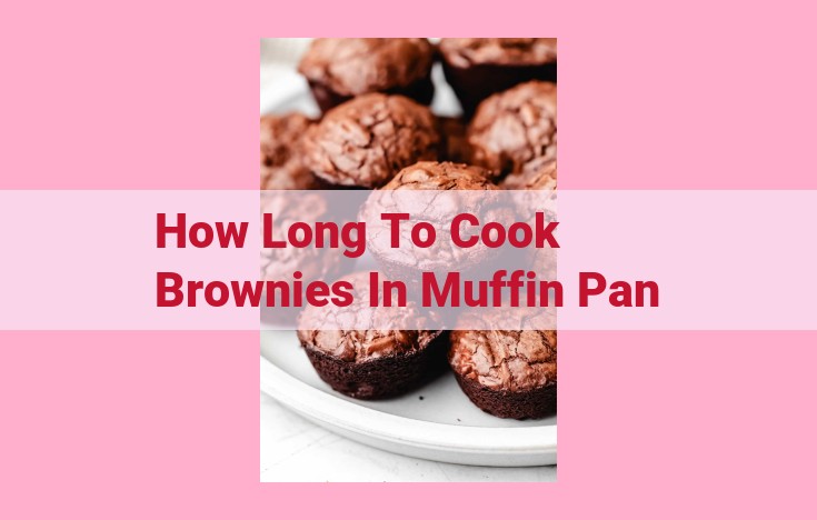 how long to cook brownies in muffin pan