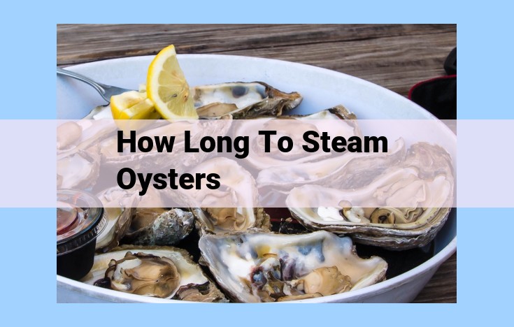 how long to steam oysters