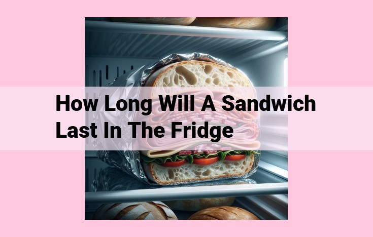 how long will a sandwich last in the fridge