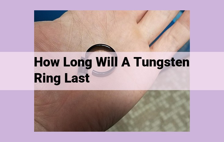 how long will a tungsten ring last