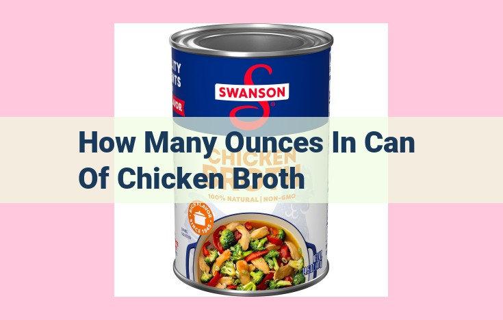 how many ounces in can of chicken broth