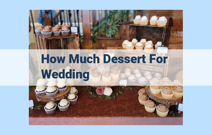 how much dessert for wedding