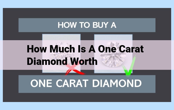 how much is a one carat diamond worth