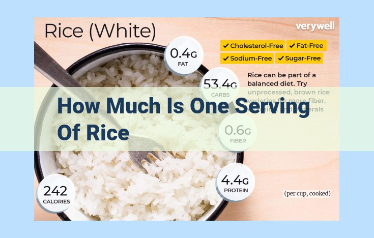 how much is one serving of rice