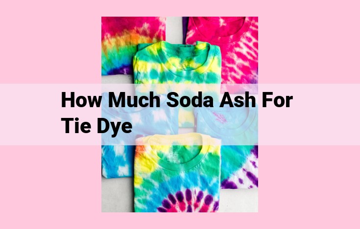 how much soda ash for tie dye