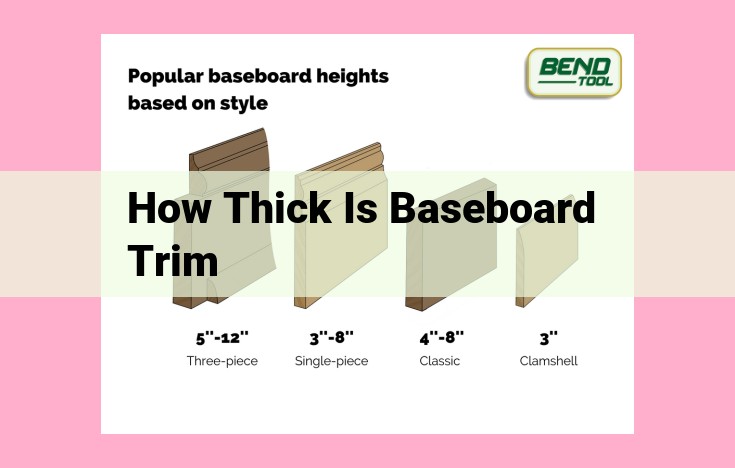 how thick is baseboard trim