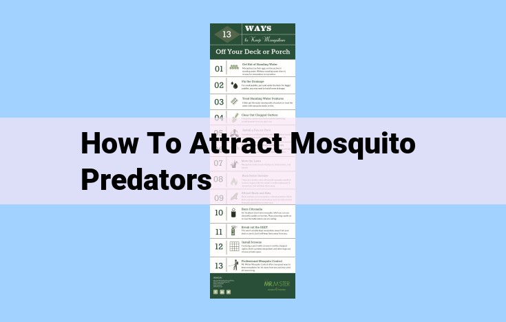 how to attract mosquito predators