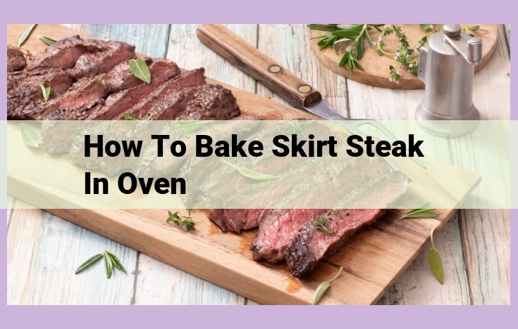 how to bake skirt steak in oven