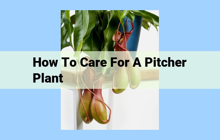 how to care for a pitcher plant