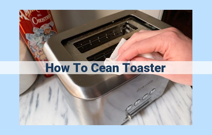 how to cean toaster