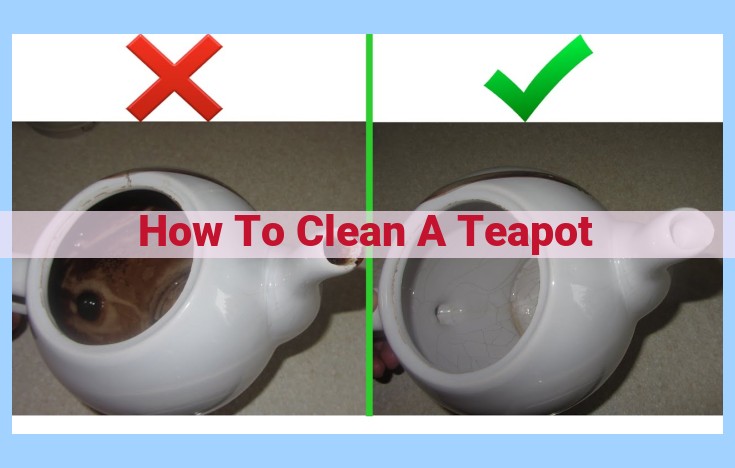 how to clean a teapot