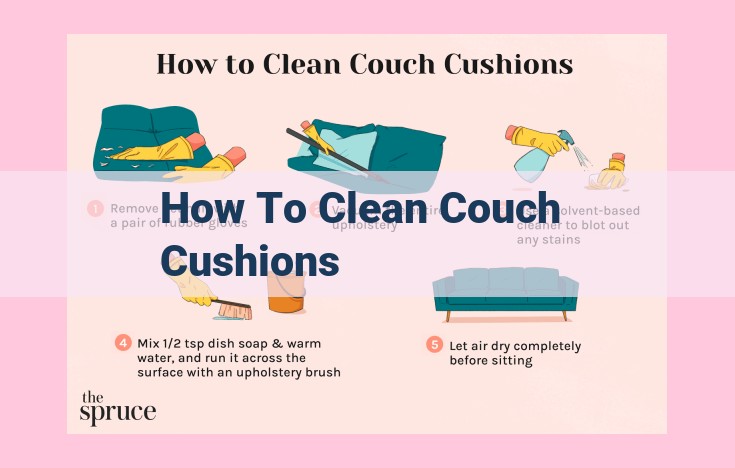 how to clean couch cushions