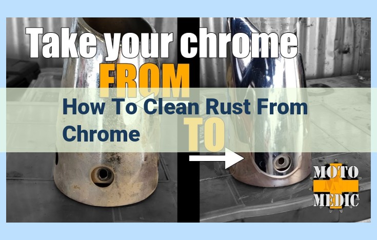 how to clean rust from chrome