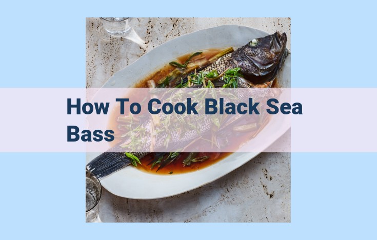 how to cook black sea bass