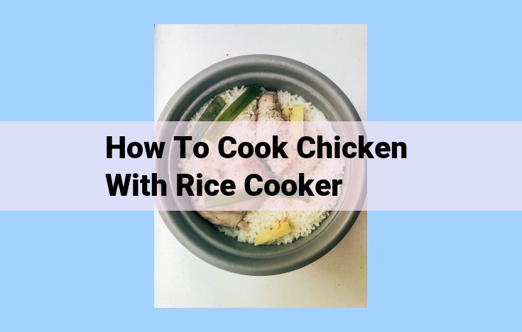 how to cook chicken with rice cooker