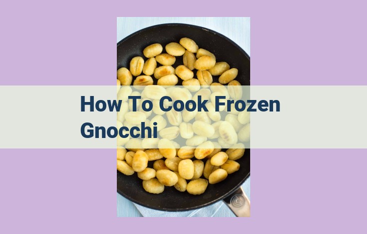 how to cook frozen gnocchi